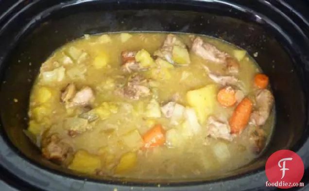 Pork and Cider Stew (A Crock-Pot Recipe)