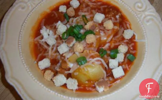 इतालवी चाकू और कांटा सूप