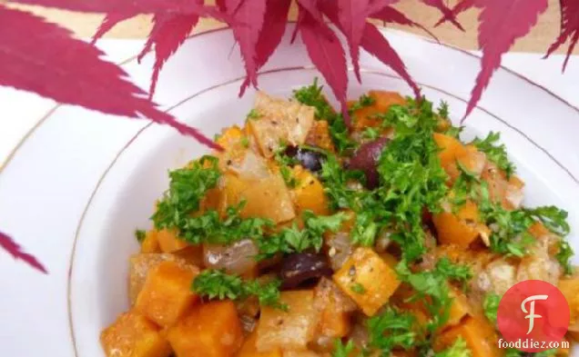 Sweet Potato Salad (Slada Batata Hilwa) -Moroccan