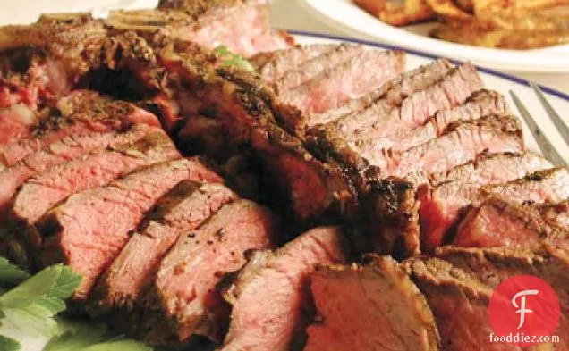 Simply Great Steak with Grilled Fries