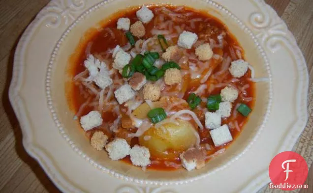 इतालवी चाकू और कांटा सूप