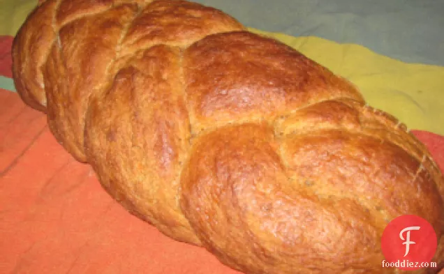 Braided Sweet Potato Bread - Vegan