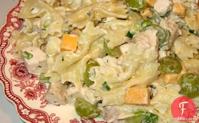 Pasta Salad With Chicken and Grapes