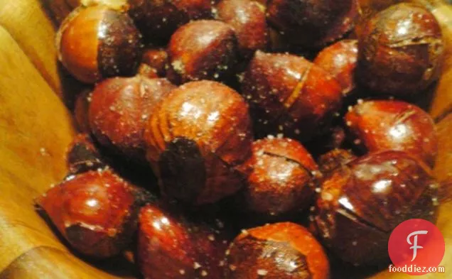 Chestnuts Roasted on an Open Fire