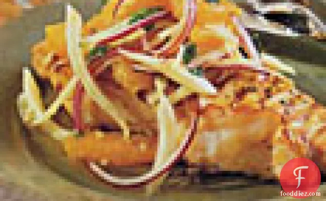 Grilled Fish With Orange-fennel Salsa