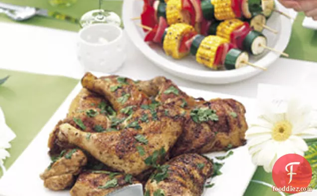 ग्रील्ड चिकन मोरक्कन शैली