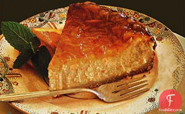 Citrus Cheesecake with Marmalade Glaze