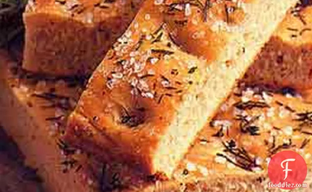 Cracked Pepper Focaccia with Truffle Oil