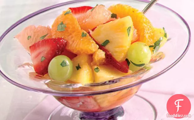 Fresh Fruit Salad With Citrus-Cilantro Dressing