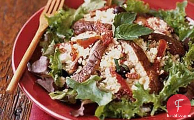 Couscous Salad with Portobello Mushrooms