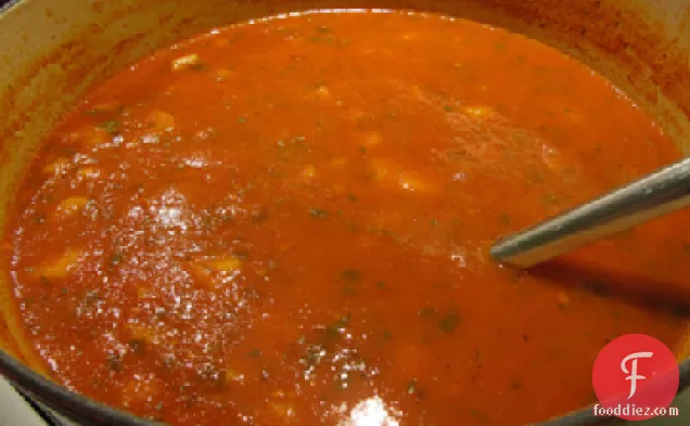 Spiked and Spicy Tomato Soup