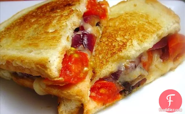 Bada Bing Betty's Tuscan Portobello Melt (Grilled Cheese Sandwic