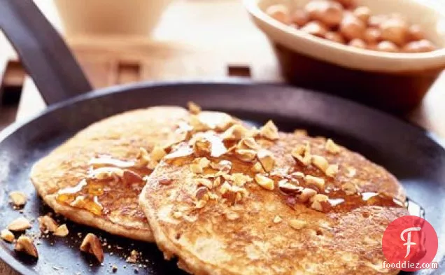 Cinnamon-Hazelnut Pancakes