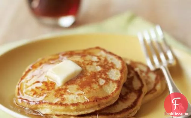 Hazelnut-Cornmeal Pancakes