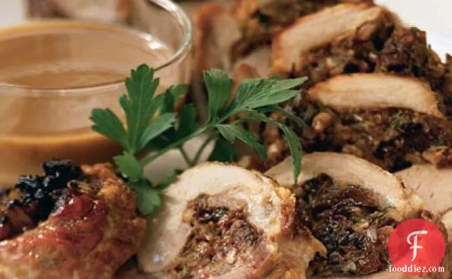 Pork Loin with Dried-Plum Stuffing
