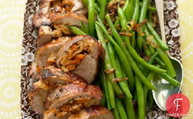 Pork Loin Stuffed with Figs and Apricots