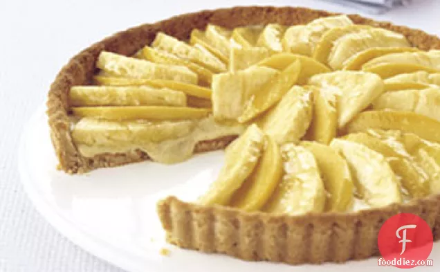 Mango-Pineapple Tart with Macadamia Nut Crust