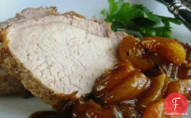Pork Braised In Riesling With Apricots