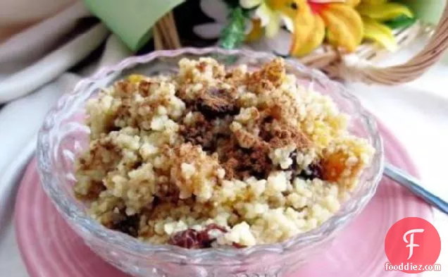 Seffa (Sweet Couscous With Almond Milk)