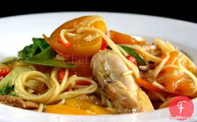 Apricot Noodle Chicken
