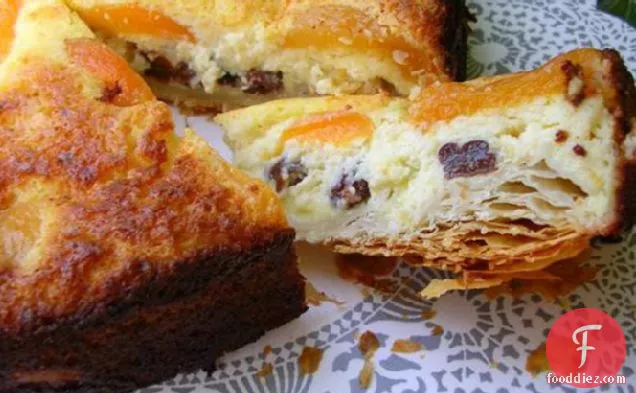 Raisin Apricot Quarkcake