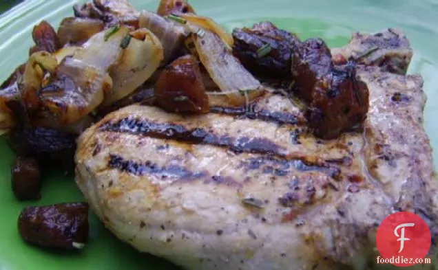 Riesling-Marinated Pork Chops