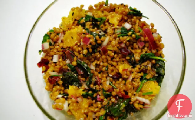 Wheat Berry Salad With Dried Cherries and Apricots