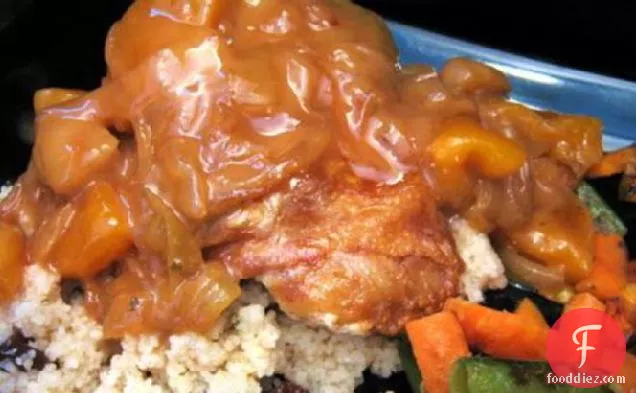 Chicken With Apricots and Cider