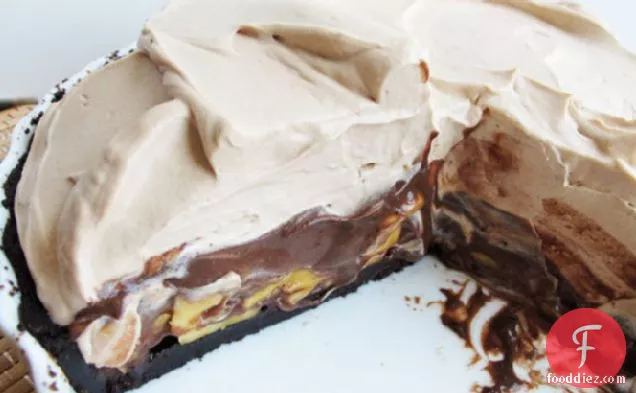 Chocolate Malt Banana Cream Pie