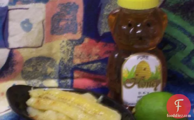Honey Lime BBQ Bananas