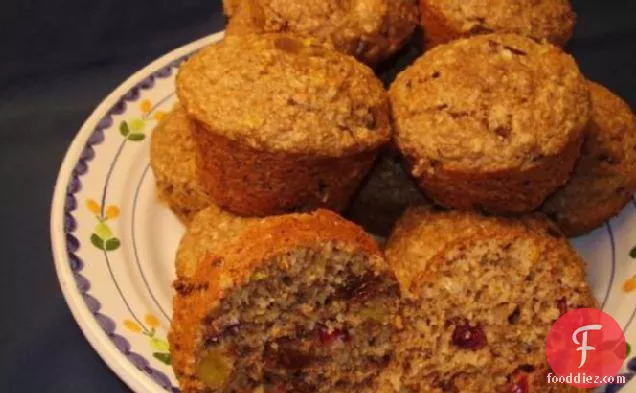 Oat Bran Muffins With Dried Fruit
