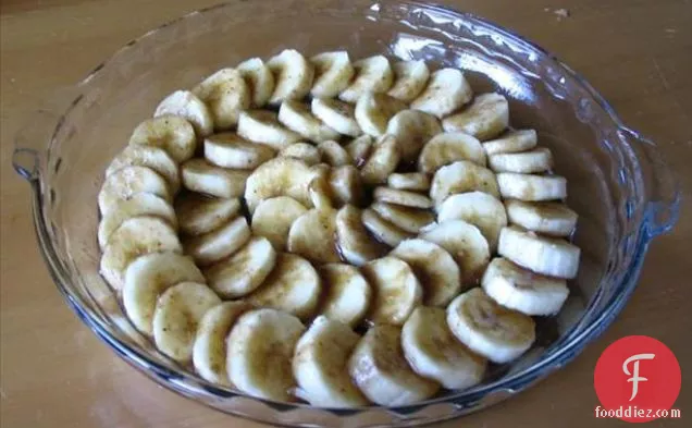 Baked Plantains (cooking bananas)