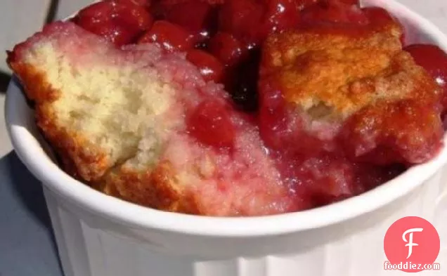 Old-Fashioned Black Cherry Cobbler