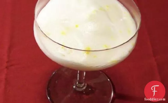 Snow Pudding With Grand Marnier Sauce