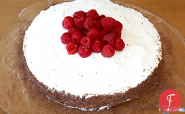 Chocolate Cassis Cake with Raspberries Recipe