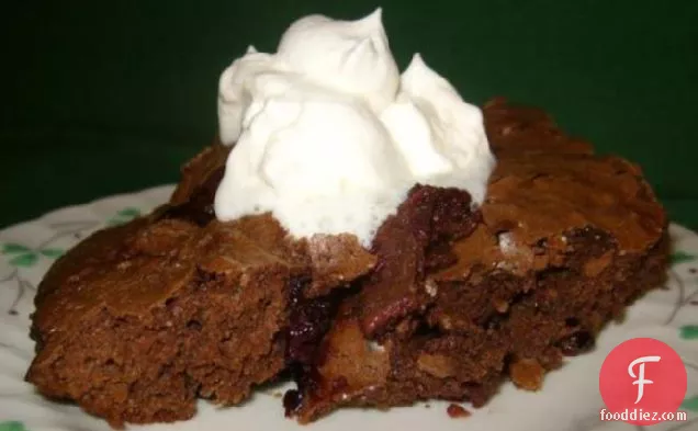 Blackberry Brownie Cobbler