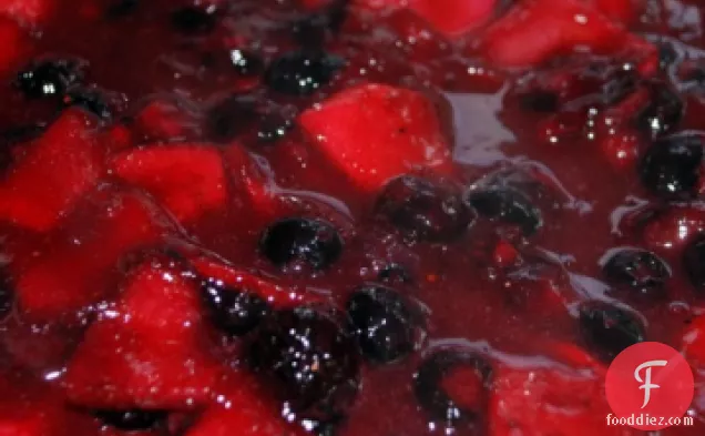 Warm Berry Topping for Ice Cream