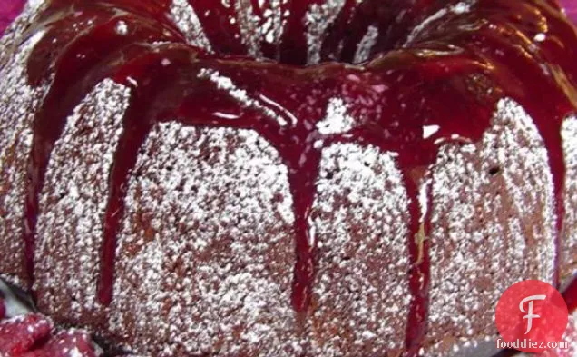Heavenly Chocolate Raspberry Bundt Cake