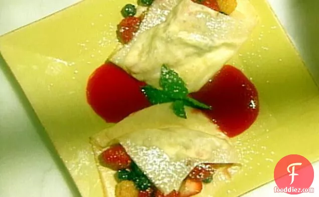 Berries and Cream Crepes