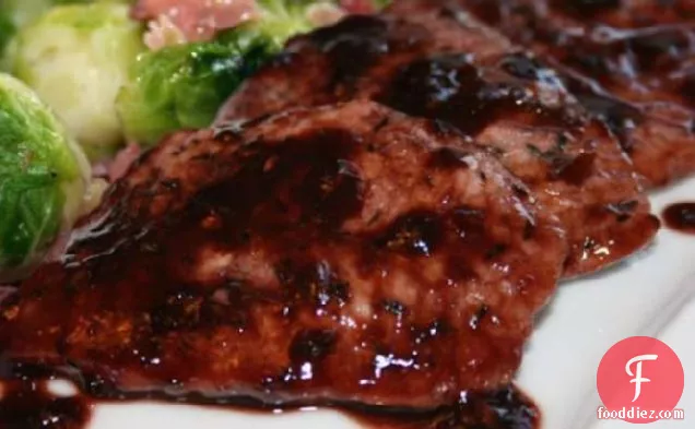 Blackberry Glazed Pork Tenderloin