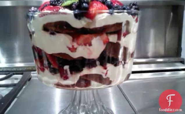 Lemon Curd and Berry Trifle