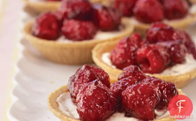 Raspberry-Cream Cheese Tarts