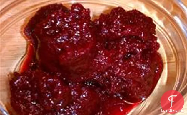 Blackberry with Red Wine Sorbet