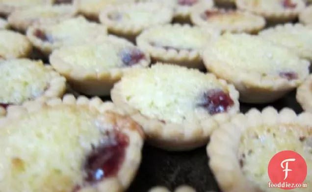 The Best and Easiest Raspberry Coconut Jam Tarts Ever!!!