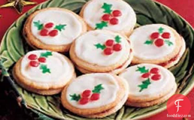 Holly Berry Cookies