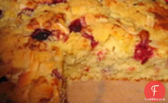 Raspberry-Marzipan Coffee Cake