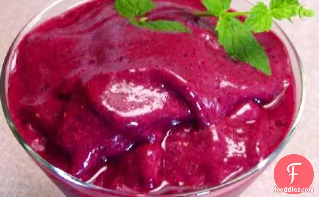 Blueberry and Raspberry Freeze