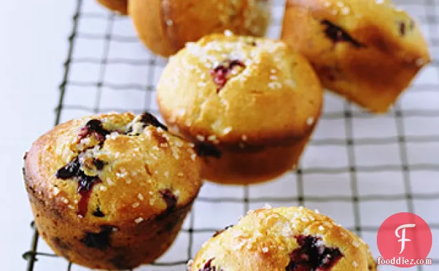 Blueberry-Cornmeal Muffins