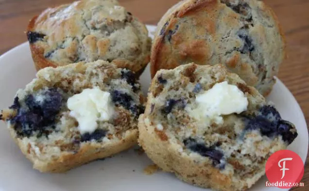 Blueberry (or Raisin) Bran Muffins
