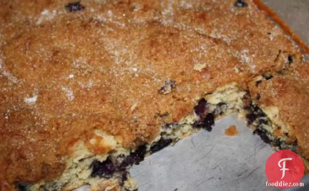 Delicious Blueberry Coffee Cake With Crumb Topping
